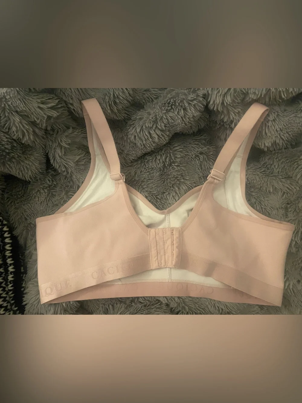 Unlined Full Coverage No-Wire CACIQUE BRA - 44DDD - BEIGE